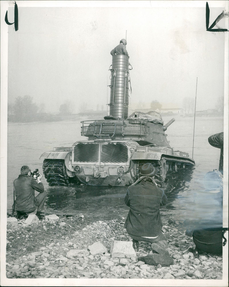 American M60 tank - Vintage Photograph