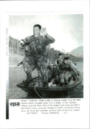 A Gurkha Soldier fronm the 48th Gurkha Infantry Brigade. - Vintage Photograph