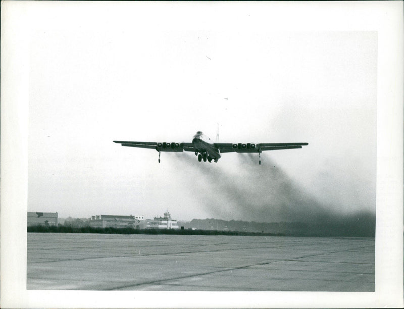 Martin XB-48 jet bomber. - Vintage Photograph