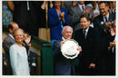 Dan Maskell receives an award from the Duchess of Kent - Vintage Photograph