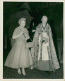 Queen Elizabeth The Queen Mother with Dr Don.. - Vintage Photograph