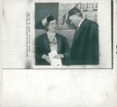 Queen Elizabeth The Queen Mother with Dr. Adena.uer - Vintage Photograph