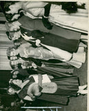 Queen Elizabeth The Queen Mother Standing behind is Lady Pamela Berry. - Vintage Photograph