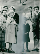 Queen Elizabeth The Queen Mother with her family - Vintage Photograph