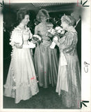 Queen Elizabeth The Queen Mother with princess anne - Vintage Photograph