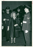 Queen Elizabeth The Queen Mother with W.G Peter - Vintage Photograph