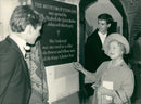 Queen Elizabeth The Queen Mother with jake cavin - Vintage Photograph