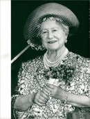 Queen Elizabeth The Queen Mother - Vintage Photograph