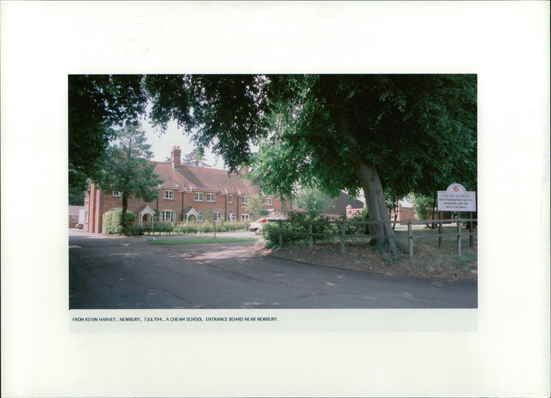 Cheam School, Prince Charles' Prep School - Vintage Photograph