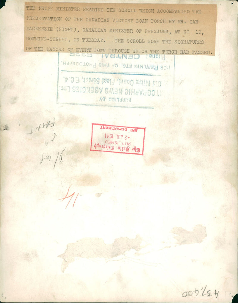 Winston Churchill - Vintage Photograph