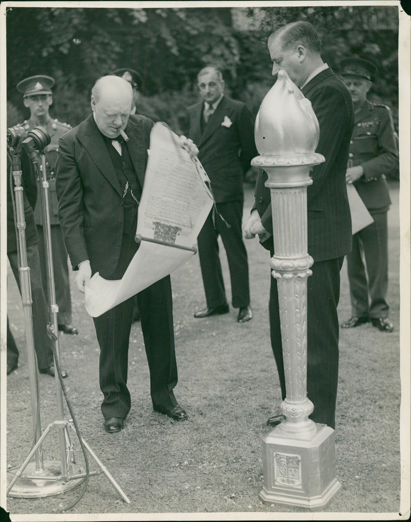 Winston Churchill - Vintage Photograph