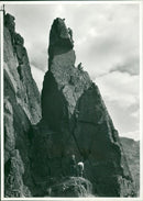Cumberland: Needle, Great Gable Climbers. - Vintage Photograph