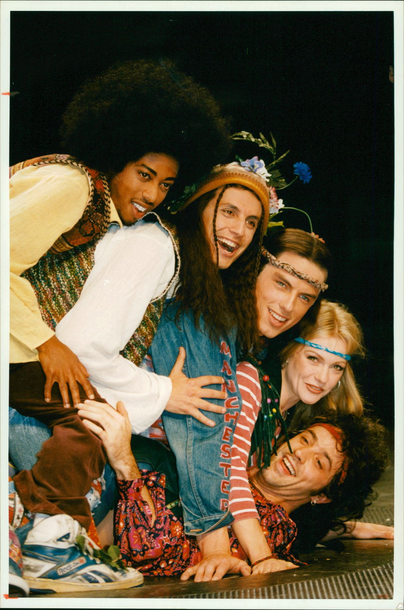 Musical Hair - Vintage Photograph