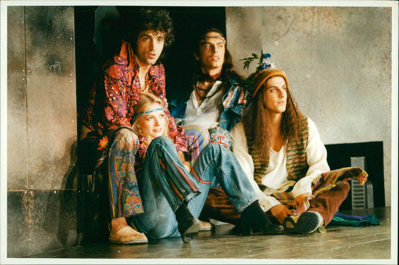 Musical Hair - Vintage Photograph