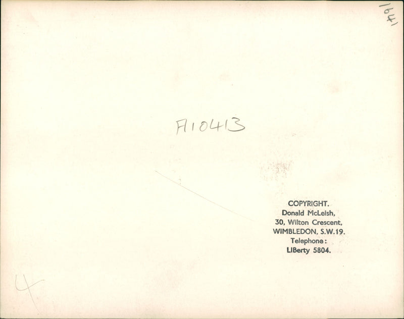 Lake Nemi is a small circular volcanic lake in the Lazio region of Italy - Vintage Photograph