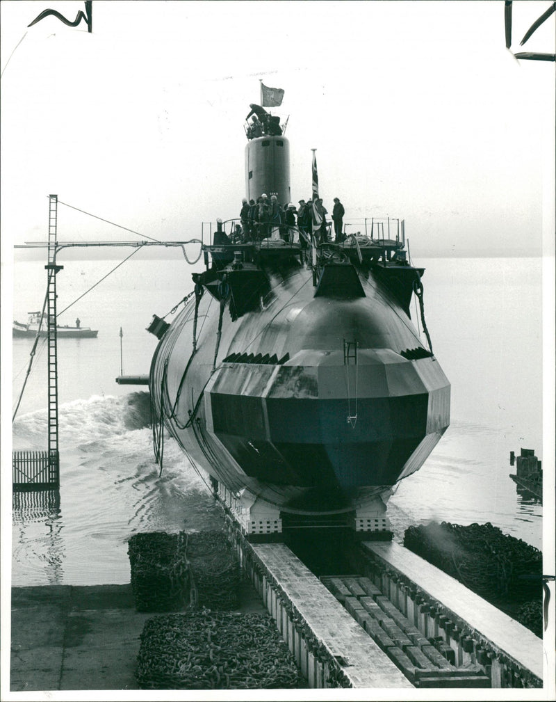 Submarine: HMS Torbay - Vintage Photograph