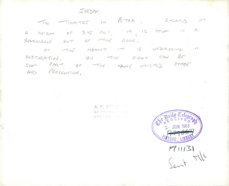 Petra - Vintage Photograph