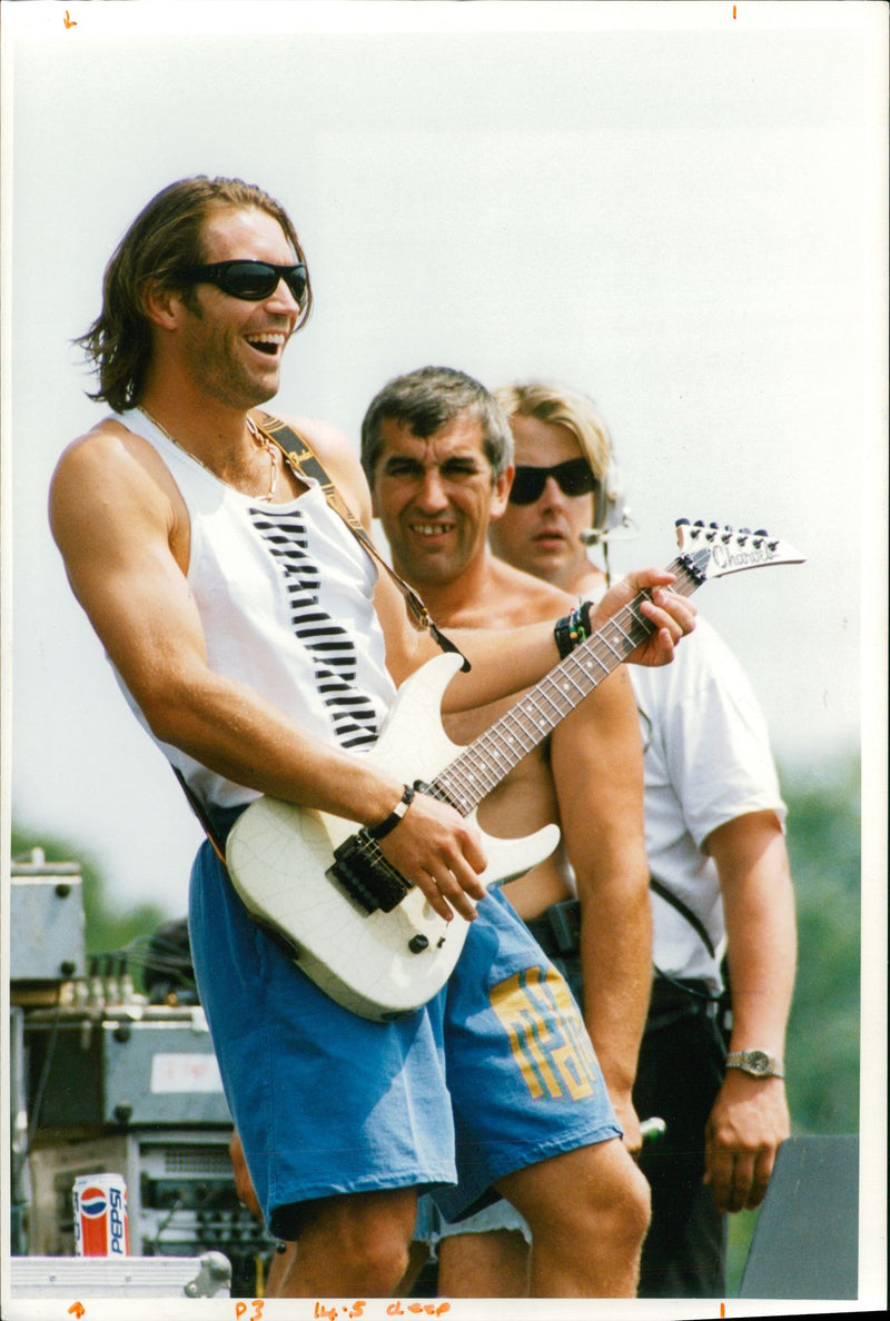 Pat Cash at National Music Day - Vintage Photograph