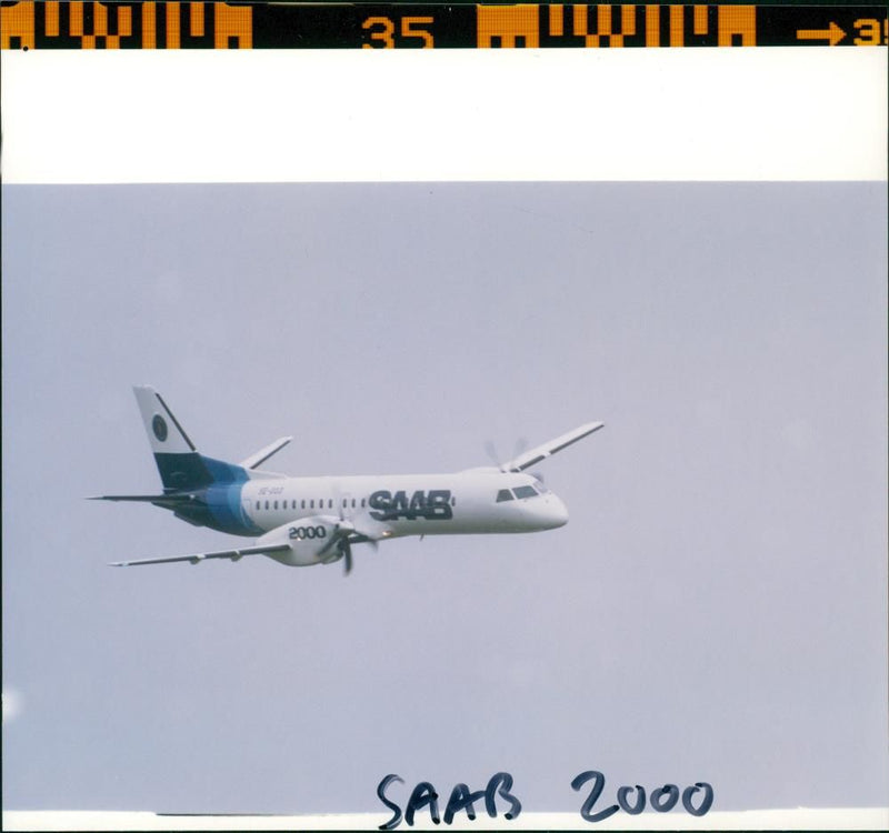 Aircraft: Saab 2000 - Vintage Photograph