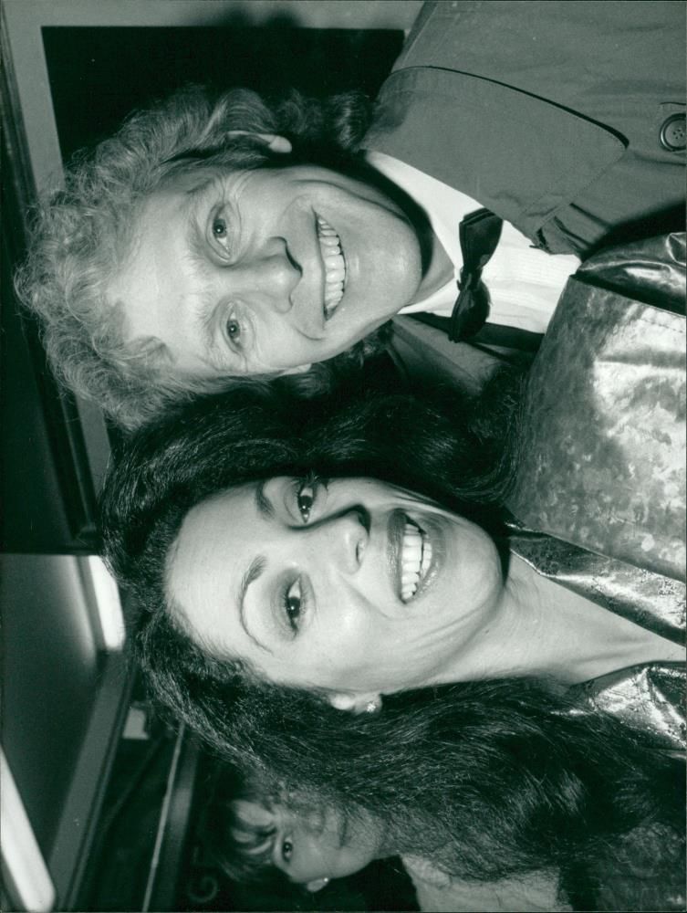 English actor Paul Nicholas with his wife Linzi - Vintage Photograph