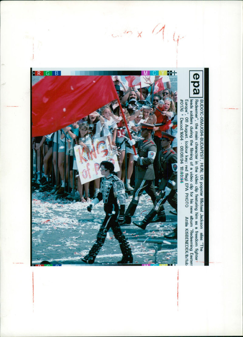 Michael Jackson American singer-songwriter - Vintage Photograph