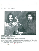 Michael Jackson with Lisa Marie Presley-Jackson. - Vintage Photograph