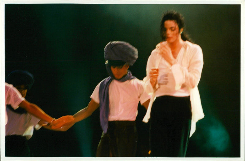 Michael Jackson American singer-songwriter - Vintage Photograph