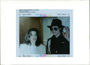 Michael Jackson with his wife Lisa MAria Presley-Jackson. - Vintage Photograph