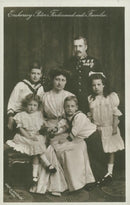Archduke Franz Ferdinand with the family - Vintage Photograph