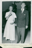 Duke Robert from Habsburg and the wife of Princess Margherita of Savoy-Aosta - Vintage Photograph