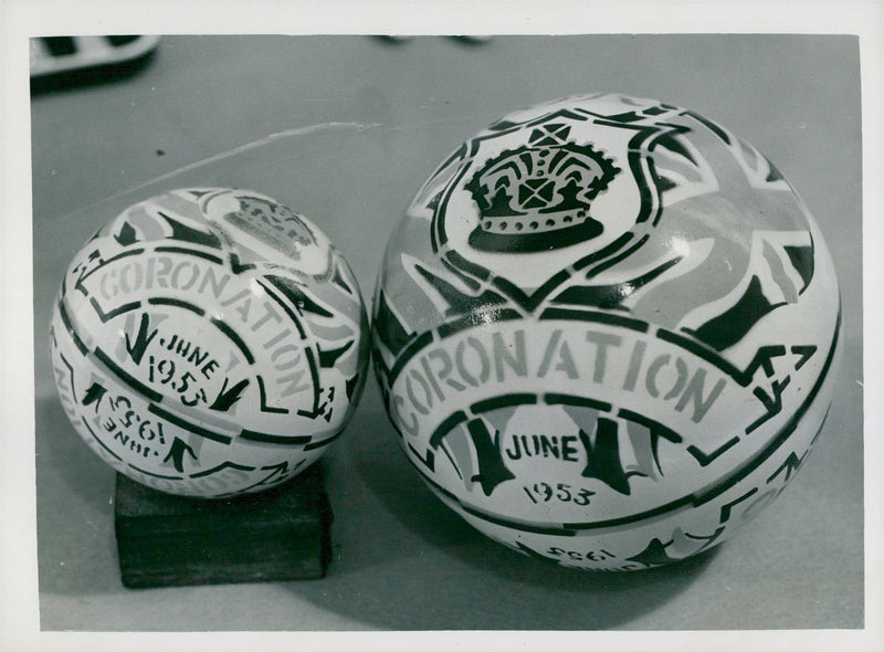 Queen Elizabeth II's Crown Procession 1953. England's Revolutionary Souvenirs from Polly Playballs. - Vintage Photograph