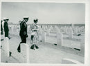 Queen Elizabeth visits Tobruk - Vintage Photograph