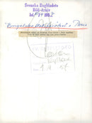 English State Visit in Paris. Queen Elizabeth greets eight-year-old Yves Simon in Paris City Hall - Vintage Photograph