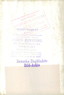 English State Visit in Paris. Queen Elizabeth is planting a tree at the British Embassy in Paris. T.H. Sir Gladwyn Jebb - Vintage Photograph