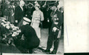 English State Visit in Paris. Queen Elizabeth and Prince Philip - Vintage Photograph