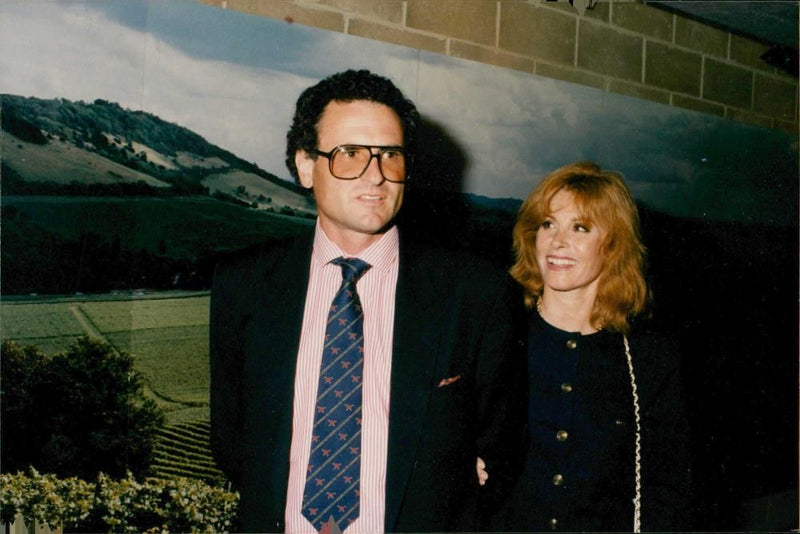 Stefanie Powers with her husband - Vintage Photograph