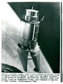 Picture of the ATDA satellite "The crash" taken from Gemini 9 - Vintage Photograph