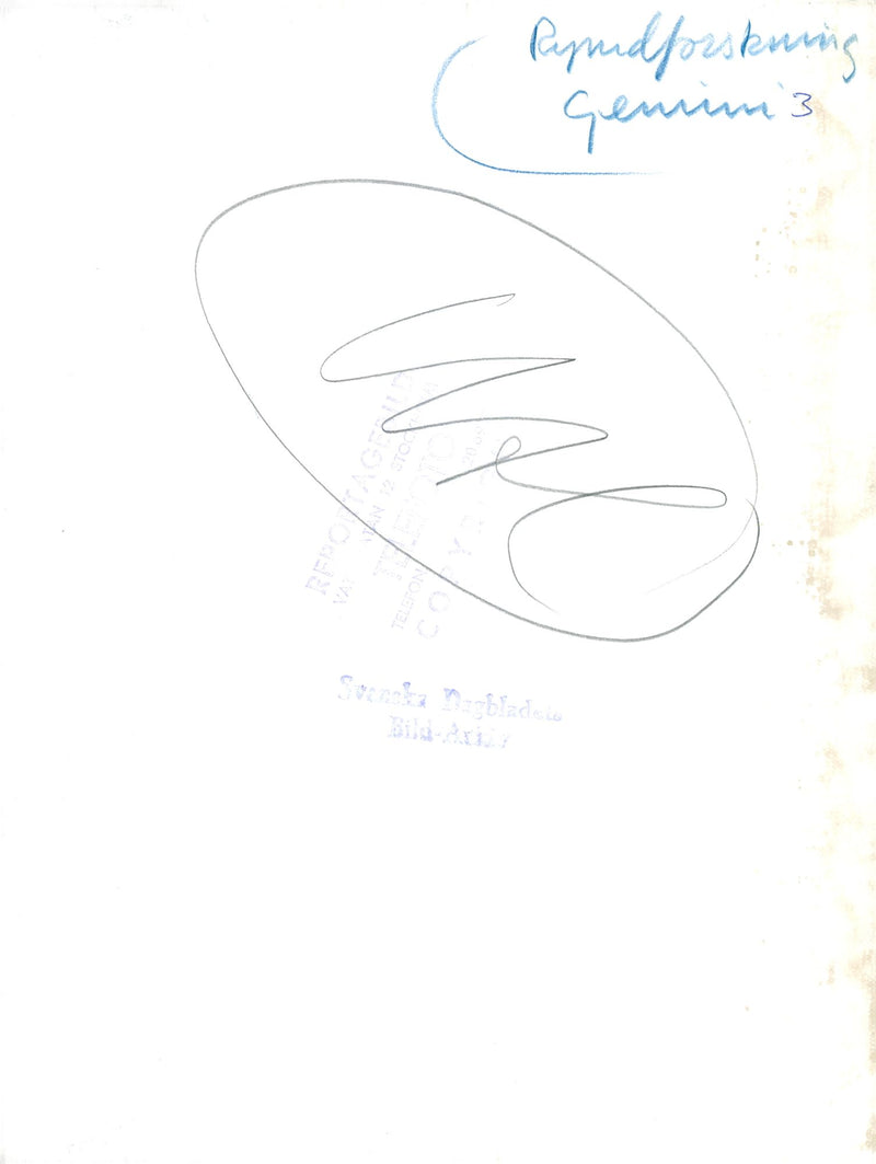 Geminikapseln on board USS Intrepid - Vintage Photograph