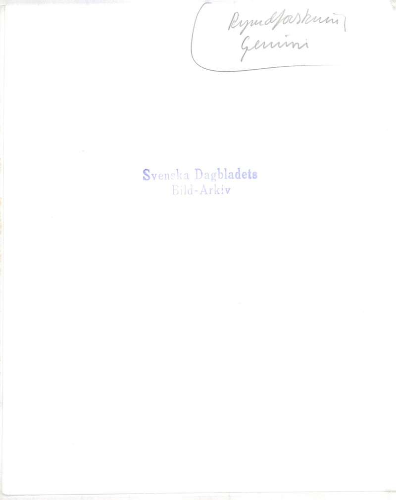 Space research Gemini project - Vintage Photograph