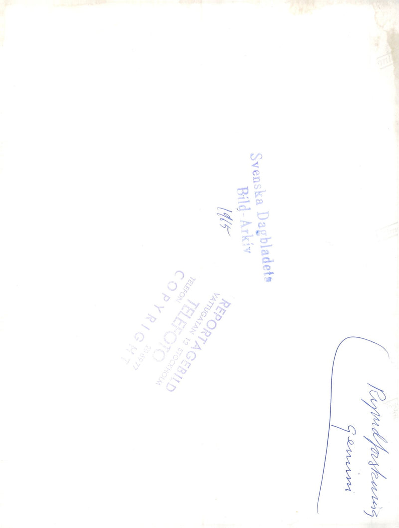 Astronauts Edward White II and James McDivitt aboard the USS Wasp - Vintage Photograph