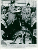 Astronauts Edward White II and James McDivitt aboard the USS Wasp - Vintage Photograph