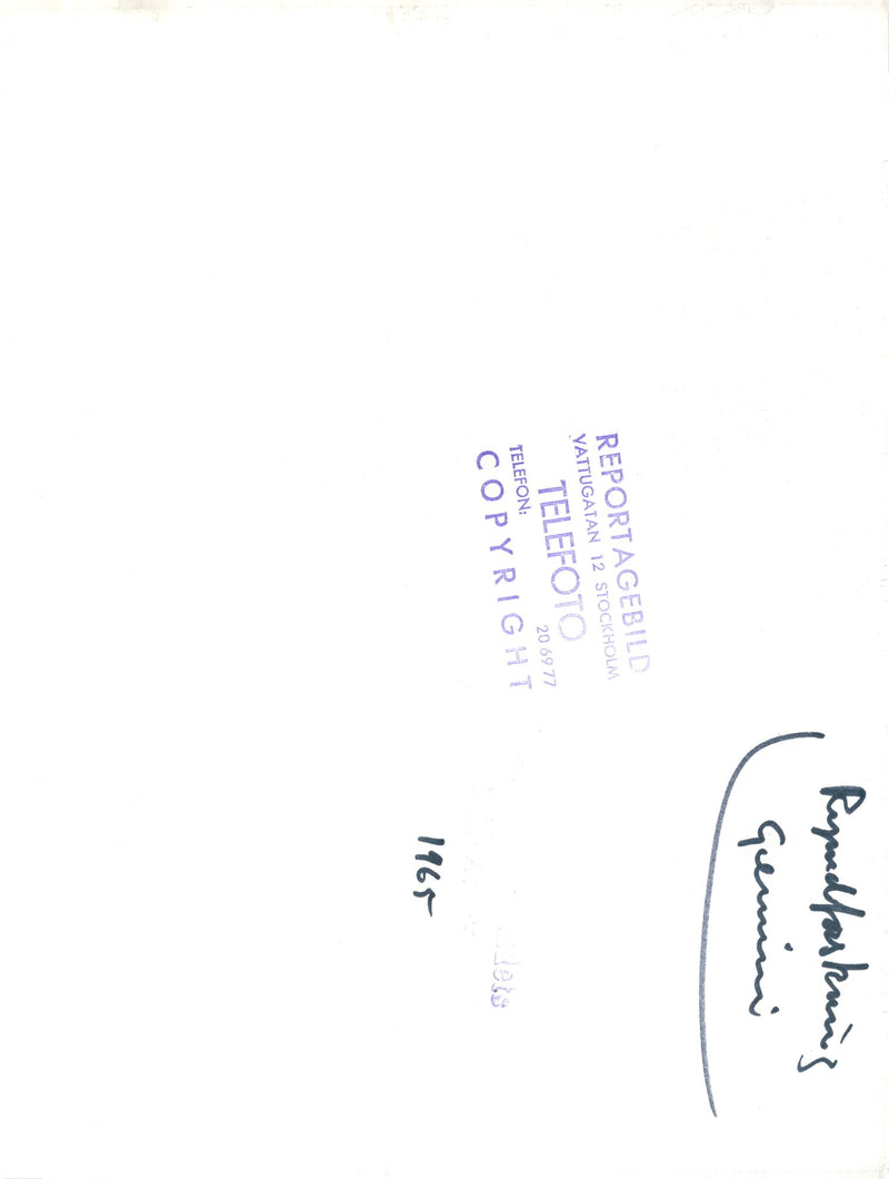 A drawing depicting Gemini 6 - Vintage Photograph