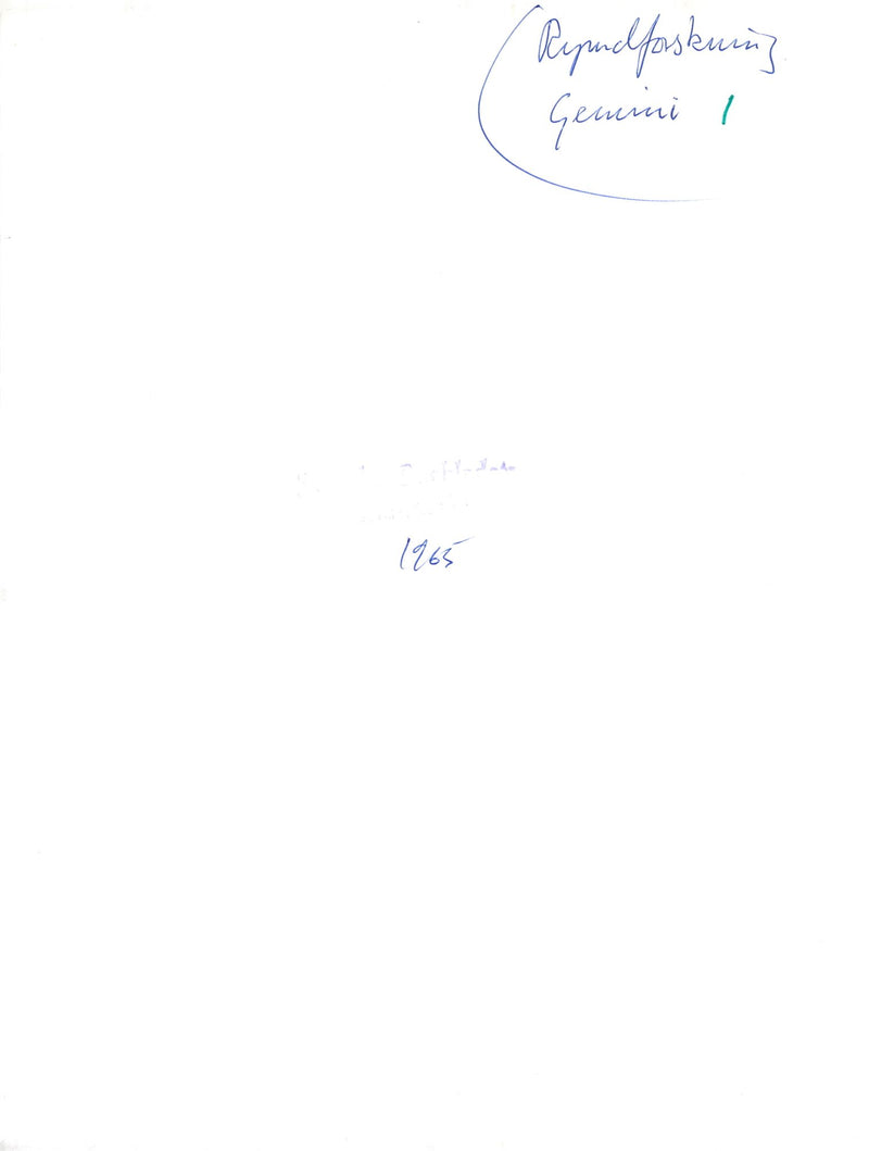 The first Gemini cargo sent unmanned in space is lifted up to the launcher Titan - Vintage Photograph