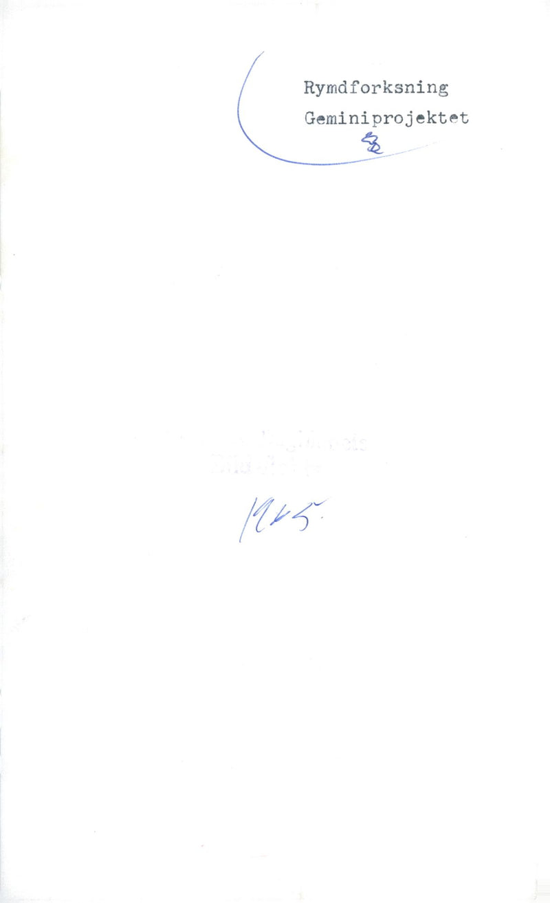 Space research: Gemini-8 project - Vintage Photograph