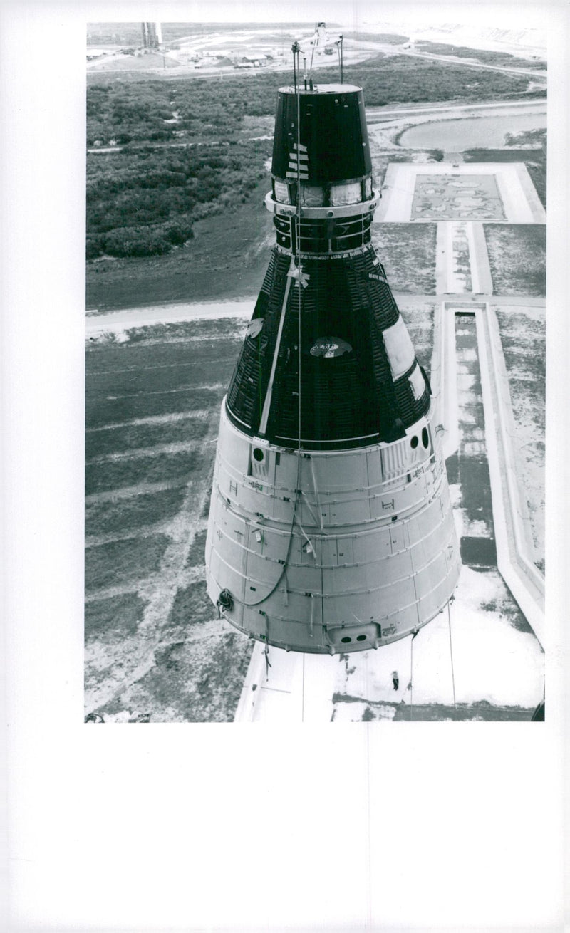 Space research: Gemini-8 project - Vintage Photograph