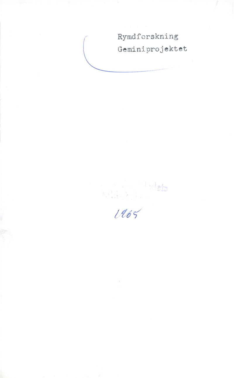 Space research: Gemini project - Vintage Photograph