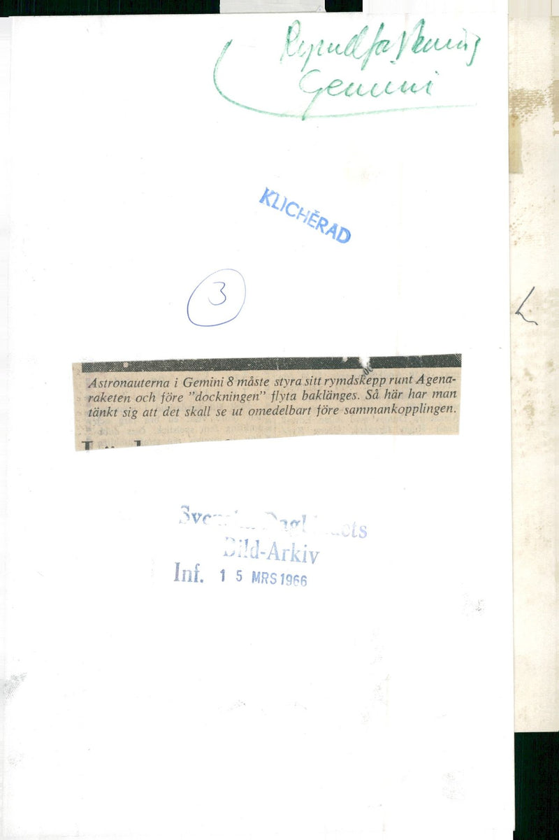 Space research - Vintage Photograph