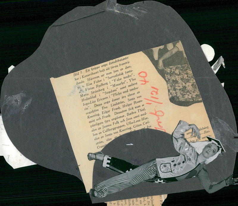 Dance, Circus & Variety Images. Dance Deuces appear in the Concert Hall - Vintage Photograph