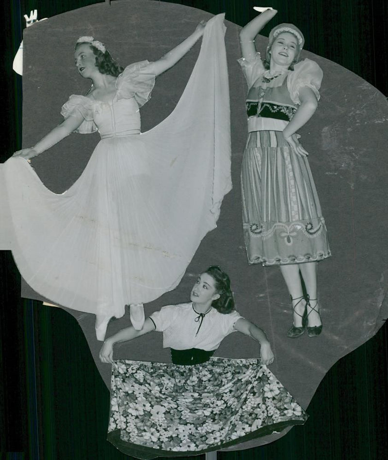 Dance, Circus & Variety Images. Dance Deuces appear in the Concert Hall - Vintage Photograph