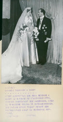 Archduke Otto of Austria with a spouse at a wedding - Vintage Photograph